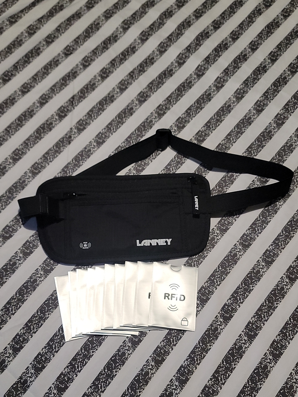 Lanney RFID block waist wallet